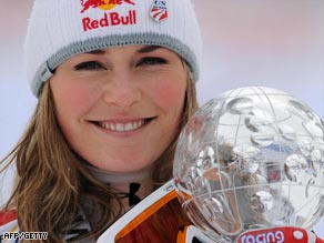 Vonn has claimed two crystal globes in two days with successive victories in Are.