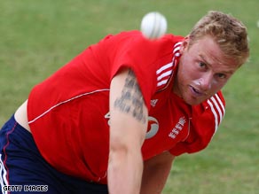 England star Andrew Flintoff is due to make his first appearance in the IPL next month.