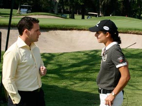 Living Golf's Justin Armsden interviewed Lorena Ochoa in Mexico during the early days of the swine flu outbreak