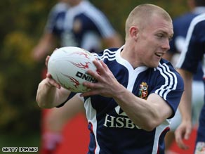 Keith Earls is the youngest player in the British and Irish Lions' touring squad to South Africa.