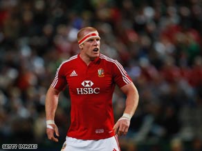 Giant Munster lock Paul O'Connell is leading the 2009 Lions in South Africa.
