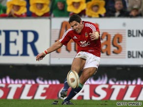 Hook fires home the late penalty that made it five wins from five for the Lions in South Africa.