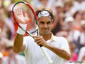 Federer impressed for the majority of his third round Wimbledon win over Germany's Philipp Kohlschreiber.