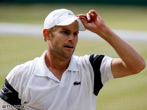 Roddick came within a whisker of a massive Centre Court upset.