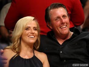 Mickelson off PGA Tour; wife diagnosed with breast cancer