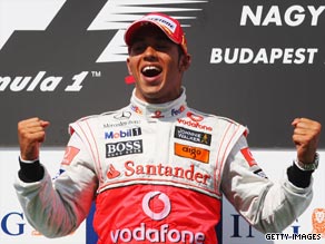 Lewis Webber celebrated his first win of a poor 2009 season  after starting the Hungarian GP from fourth on the grid.