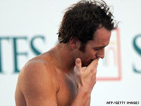 Defending world champion Peirsol reflects on missing out on the final of the men's 100m backstroke.