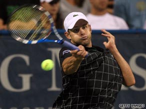 Andy Roddick will face rising American star Sam Querrey in the last eight in Washington.