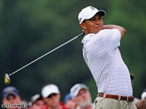 Woods swung superbly to charge into contention at Firestone.