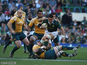 Rugby: Springboks beat Wallabies in Cape Town - CNN.com
