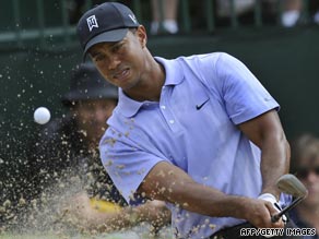 Woods already looks the man to beat at Hazeltine after taking  the first round lead with a five-under 67.