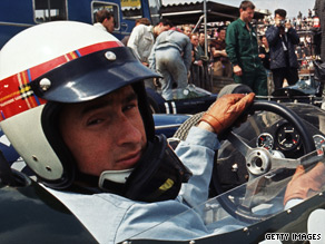 Three-time F1 champion, Jackie Stewart back in his heyday.