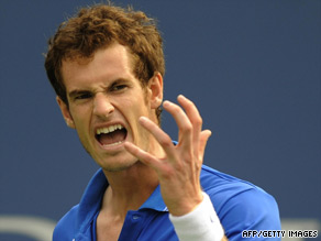 Andy Murray sees another point go begging as he crashes out in the last 16 of the U.S. Open.