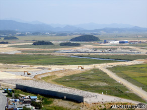 Work is in progress at the 5.6km site of the future South Korean Grand Prix in Yeongam county.