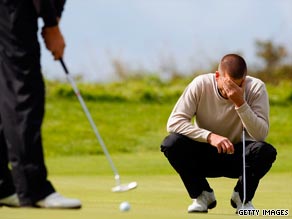 Stress can affect golfers of all abilities.