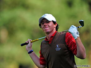 McIlory enjoyed a fine day as GB and Ireland stepped up their defense of the Vivendi Trophy