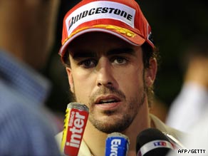 Alonso joins Ferrari on a lucrative three-year deal from next season.