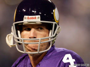 Favre gives Vikings victory over Green Bay 