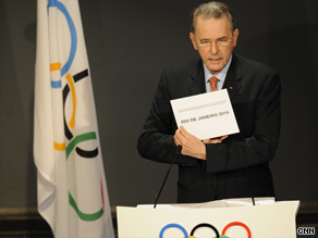 The IOC announce Rio's successful bid