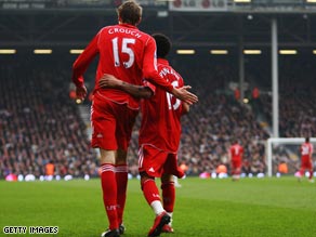 Crouch and Pennant hit it off for Liverpool at Fulham in a performance that impressed Pompey chief Adams.