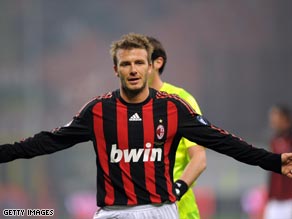 Beckham's performances while on loan at AC Milan have impressed England coach Fabio Capello.