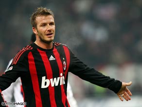 Beckham to stay with Milan