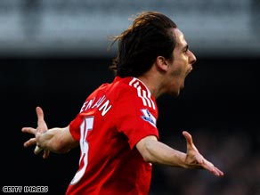 Benayoun cropped up for what could prove to be a vital goal in the title race.