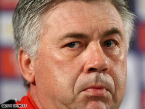 Ancelotti spent eight years at AC Milan and has been linked with Chelsea.