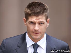 England international Steven Gerrard is in court defending his actions after a bar brawl late last year.