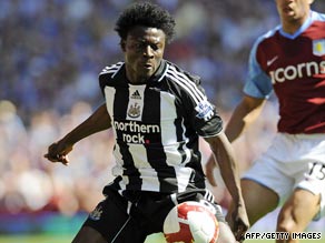 Martins will be looking to dislodge Grafite and Edin Dzeko in the Wolfsburg forward line this season.