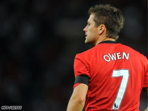 Owen is hoping for an England recall after joining Manchester United.