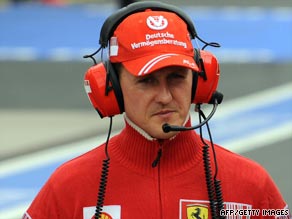 Schumacher continues to prepare for his return to Formula One at the European Grand Prix in Valencia.