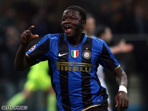 Muntari has established himself as a favorite at the San Siro after his move from Portsmouth.
