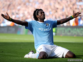Emmanuel Adebayor may face further action after his ill-advised goal celebrations against Arsenal.