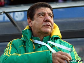 Santana pays the price for poor results in friendly internationals.