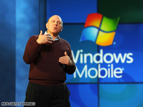 Microsoft and CEO Steve Ballmer will launch an online store for smartphone applications, a report says.