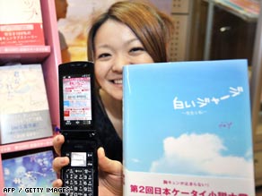 Publishers in Japan were quick to see the potential of putting cellphone novels into print.