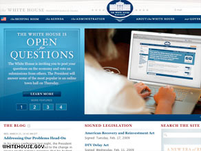 Americans can submit questions on WhiteHouse.gov for President Obama to answer live online Thursday.