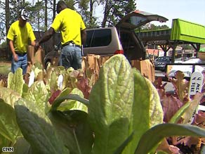 Hotel food waste is diverted from Atlanta landfills, turned into compost soil, which is then sold to urban gardens.