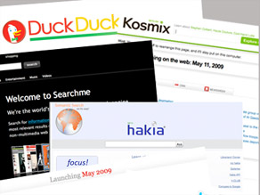 Google dominates the search world, but some sites are trying to expand the possibilities.