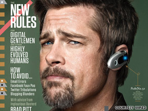 In Wired's new cover story, Brad Pitt offers etiquette for the digital age.