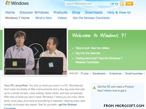 Windows 7 looks very similar to the early developer preview version first shown in October.