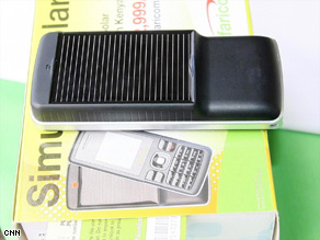 The solar phone is expected to be a great success in Kenya.