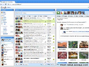 Google Wave hopes to replace e-mail as the main way people communicate online.