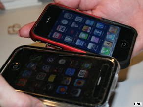 Applications such as Bump allow users to exchange contact information by touching iPhones.