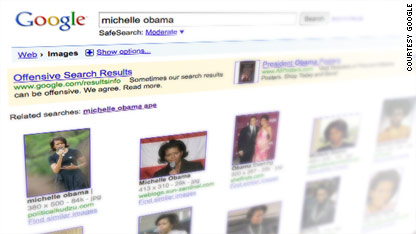 Obama image spotlights Web searching