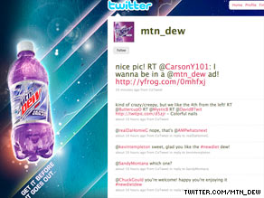 A Twitter search for #newdietdew revealed a surprising lack of negative responses to the taste test.