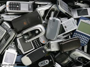 An estimated 1.2 billion cell phones were sold in 2008, at least half of which were replacement handsets.