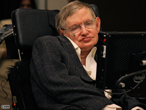 Stephen Hawking in Pasadena, California, in March.
