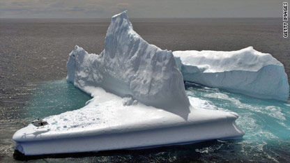 Massive icebergs heading to New Zealand
